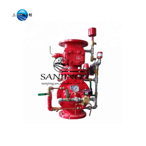 วาล์วน้ำดับเพลิง sanjing วาล์วตรวจสอบสัญญาณเตือนแบบเปียก - Product Image 3