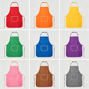 Customized Eco-friendly Waterproof Polyester Cross Back <b>Pocket</b> Chef Work <b>Apron</b> - Product Image 2