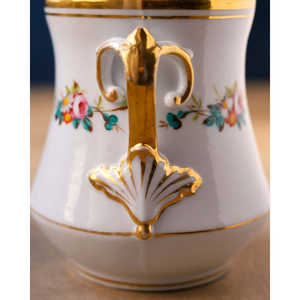 Service à thé en porcelaine française, collection de vaisselle peinte à la main - Product Image 2