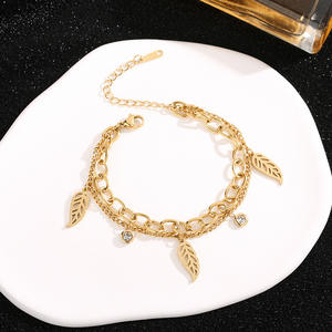 Lujoso Dije de Acero Inoxidable Chapado en Oro de 18K con Ojo de Diablo, Nuevo y Moderno, con Cristales de Estrás y Patrón de Corazón, Impermeable, para Mujer - Product Image 5