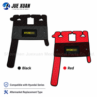 Tappetino in Gomma a Doppio Strato per Cabina Escavatore, Compatibile con R150/R215/R225/R305/R455/R505-7, Ricambi Marca JUEXUAN