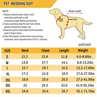 Costume de cérémonie de mariage pour petits chiens et chats, design à nœud papillon et revers, costume de smoking formel noir pour animaux de compagnie