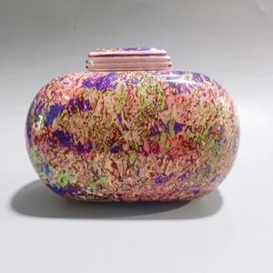 Acryl-Wasserfarbe Dame Luxus Braut Hochzeit Geldbörse Party <span class=keywords><strong>Prom</strong></span> elliptische Pailletten Damenhandtasche Abendessen Abendtasche Griffrahmen-Tasche - Product Image 1