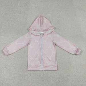 Vêtement pour enfants, sweat à capuche pour la Saint-Valentin, manches longues, haut, nœuds coquette, manteau à capuche pour enfants, vêtements en gros pour enfants - Product Image 2