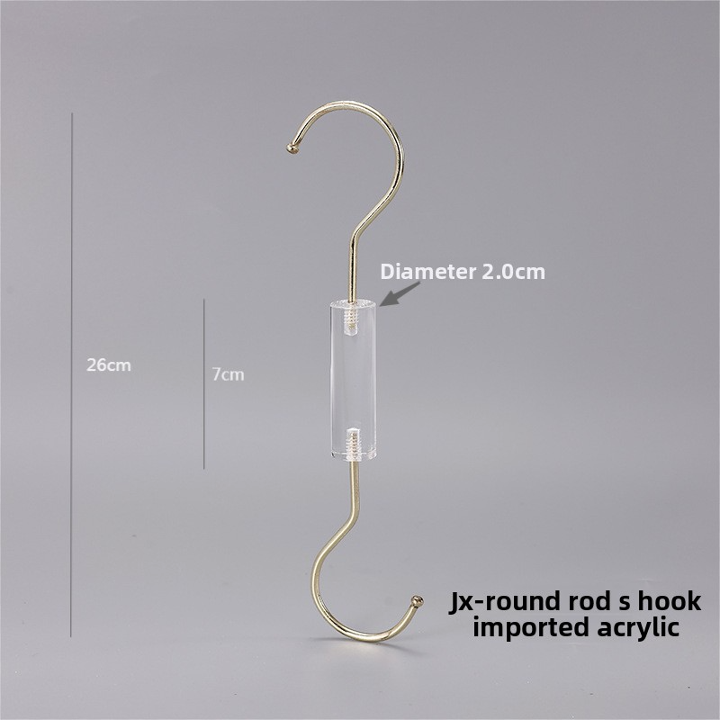 Acrylic cylinder 7S hook