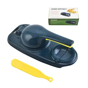 Hot Sale Dumpling Maker By Manual Press Dumpling Maker Molds Food Grade PP Plastic Kitchen Home 2 In 1 Dumpling Maker