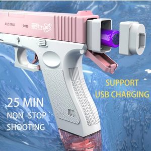 Pistola de agua eléctrica automática para niños, juguete de pistola de agua potente de alta presión con carga de energía - Product Image 3