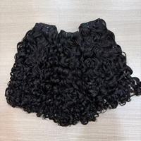 Paquetes de Cabello Humano Ruso 100% Natural Sin Procesar, Rizado Romano, 100g, Calidad SDD, Cutícula Alineada para Salón de Belleza