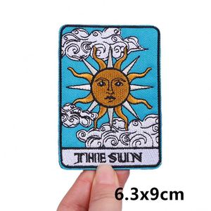 Patchs de cartes de tarot, patchs brodés personnalisés avec logo DIY pour vêtements, patchs thermocollants style western - Product Image 2