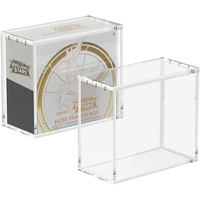 Boîte de protection en acrylique transparente avec aimant puissant pour collection TCG Elite Trainer Box (ETB) – Étui en acrylique avec couvercle magnétique
