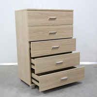 Armoire de rangement à 3 tiroirs, facile à assembler, nouvelle conception, commode à roulettes pour la maison