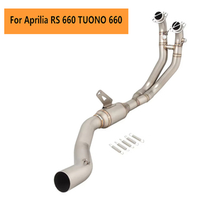 Silencieux pour moto Aprilia RS660 RS 660 Tuono 660 2021-2024, système complet Espace, tuyau de liaison avant, échappement, DB Killer - Product Image 4