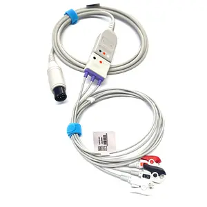 Заводская цена, оптовая продажа, ЭКГ кабель leadwire 3, свинцовый зажим Siemens