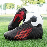 Chaussures de course légères à tige basse pour jeunes avec semelle extérieure en TPU à crampons, semelle intermédiaire en caoutchouc et doublure en PU