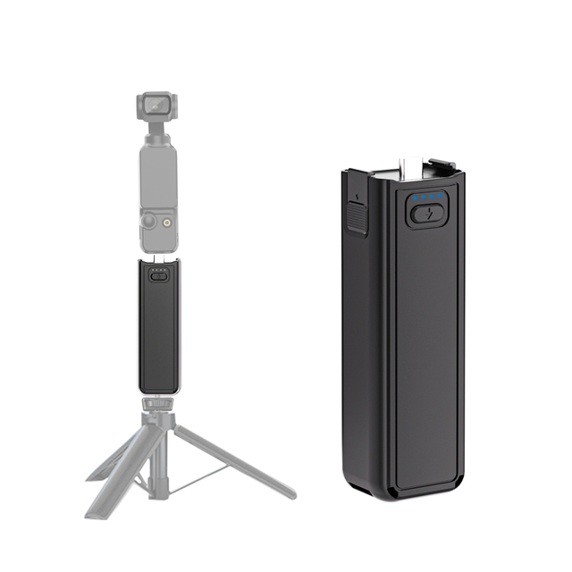 For DJI Osmo Pocket 3 Action & Sports Camera Accessories with USB Battery Handle