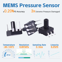 Capteurs de pression numériques -100~200KPa WF100DPZ, capteur barométrique 5,5V pour oxygénateur et ventouse électrique, lit à coussin d'air