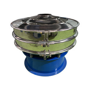 Fabrika doğrudan tedarik büyük kapasiteli büyük kum titreşimli ekran taşlama elek makinesi Motor sağlanan gıda işleme dairesel - Product Image 4