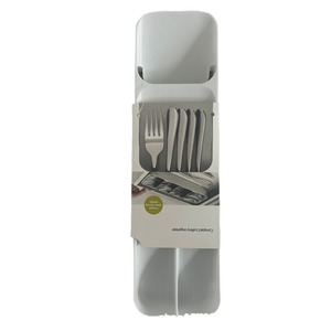 Multi-purpose Tableware Storage <b>Tray</b> Fork Spoon Compartmentalized Multifunction Organizer Kitchen <b>Drawer</b> Categorized Storage - Product Image 1