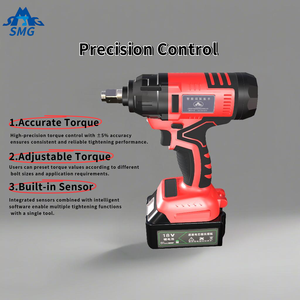 Chave de Impacto Sem Fio Profissional SMG com Motor Sem Escovas de Íon de Lítio, Display Digital, Alto Torque 100-350Nm, Industrial DIY 3/4 Polegadas - Product Image 3