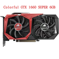 Coloré tout nouveau GTX1660 Super 192bit Gaming 1660 s GTX1660S cartes 1660 S carte graphique PC de bureau GeForce Gtx 1660 Super 6gb
