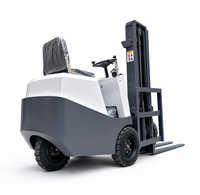 Chariot élévateur électrique à trois roues fiable avec moteur à courant alternatif, batterie sans entretien, prix usine, certifié CE, à vendre