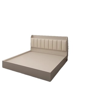 Meubles de chambre à coucher pour hôtel commercial, Airbnb, appartement, ensembles de lits en bois modernes et économiques, têtes de lit capitonnées, tables de chevet - Product Image 6