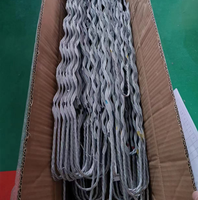Fuerza de tracción accesorios de fibra óptica ADSS preformado dead end juego de tensión helicoidal para cable redondo de 6 ~ 16mm