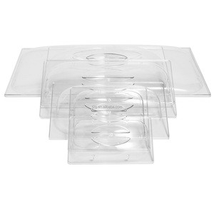 Bac Gastronorme en Plastique PC Transparent T2g pour la Restauration Hôtelière, Taille Standard, Couvercle Standard, EU USA - Product Image 5