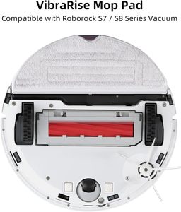 <span class=keywords><strong>Mop</strong></span> Almofada de Pano para Roborock S8 S8 + S7 MaxV Plus S7 + Série Robot Vacuum Microfiber VibraRise Mopping Pad Substituição Acessório - Product Image 6