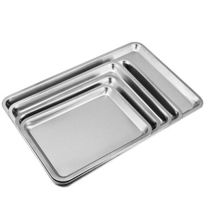 ชุดถาดสี่เหลี่ยมสแตนเลสสำหรับร้านอาหารและโรงแรม ใช้ล้างมือเท่านั้น - Product Image 1