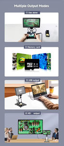 20MP 1500X High Definition 10.1 Inch Screen Digital <b>Microscope</b> with Wired Remote for Phone & PCB Repair Soldering <b>Microscope</b> - Product Image 6