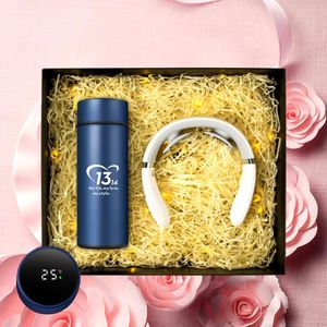Annual Meeting to Give, Employees <b>Gifts</b> Mini Handheld Fan Thermos Cup Umbrella Set Business <b>Gift</b> Set/ - Product Image 2