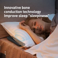 Nouveau design d'enceinte à conduction osseuse pour dormir, enceinte sous oreiller avec contrôle du volume et fonction minuterie