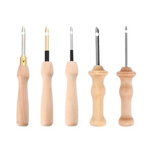 Nuevo uso doméstico, bolígrafo Pokin, mango de madera, condición no disponible, garantía, pieza de Metal de plástico de acero, venta al por menor, incluye agujas de cuchillo - Product Image 1