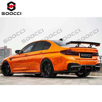 Diffuseur de pare-chocs arrière en fibre de carbone sèche TAKD, kit carrosserie pour BMW F90 M5 G30 G31 530i 540i M550i 2017-2024