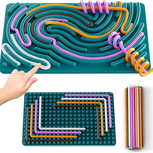 Tablero de Actividades Sensoriales de Silicona - Juguete Educativo para el Autismo y el Alivio de la <span class=keywords><strong>Ansiedad</strong></span> - Product Image 2