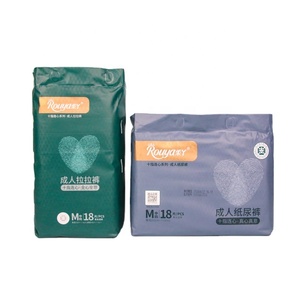 नि: शुल्क नमूने थोक सस्ते OEM और ODM कस्टम वयस्क डिस्पोजेबल डायपर तक खींच पैंट निर्माता - Product Image 1