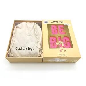 Quebra-cabeças de papel preto, amostras personalizadas, die-cut, para cartão, oem, fabricante, cartão para quebra-cabeças