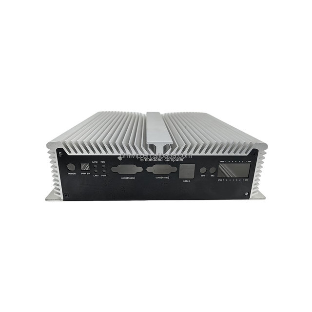 Industrial Aluminum Alloy 6063 Chassis MINI ITX Motherboard Fanless Embedded Computer Case Enclosure DM26 Wall-Mount/DIN-Rail