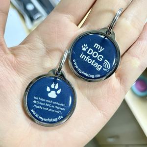 렌더링 Dropship 제품 스테인레스 스틸 소음 없음 로고 개인화 된 개 ID 애완 동물을위한 Tags - Product Image 3