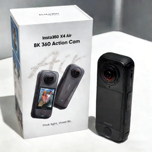 Insta360 X4 <span class=keywords><strong>Air</strong></span> <span class=keywords><strong>Action</strong></span> Caméra 2010mAh Batterie 8K30fps Vidéo 10M Étanche FlowState Stabilisation Insta 360 X4 Caméra en Stock - Product Image 1
