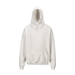 In stock latest design hoodie 350g Terry oversized pullover hoodie men blank design hooded sweatshirt