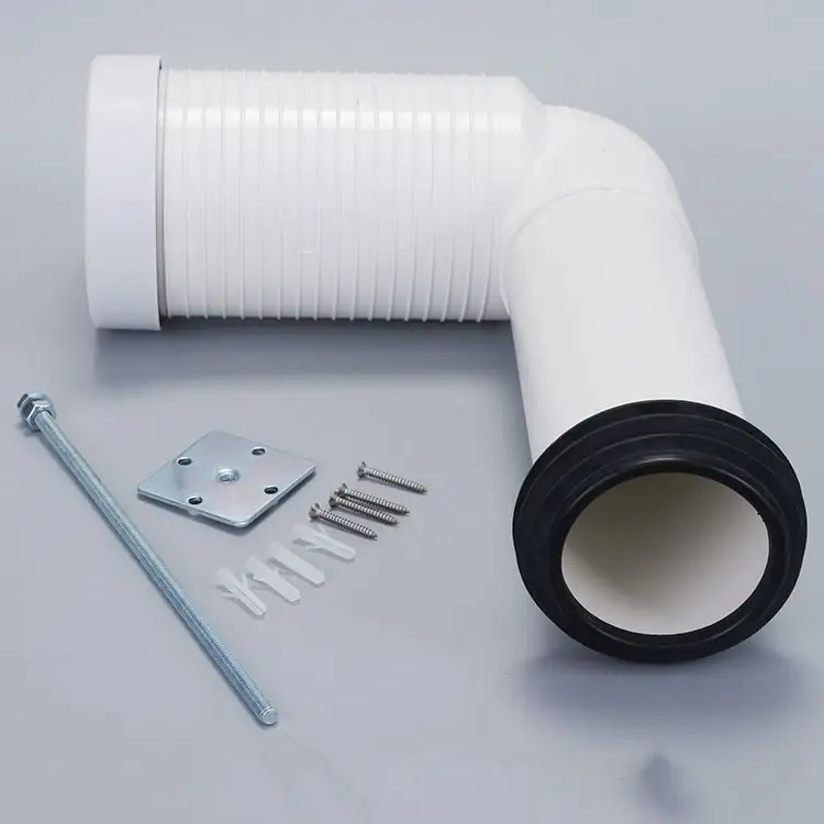 الساخن بيع PVC موصل دائم المواد التمديد الأنابيب للمرحاض أنبوب تصريف