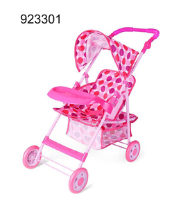Fai finta di giocare passeggino per bambola pieghevole multifunzionale passeggino giocattoli per bambini che giocano a casa gioco - Product Image 4