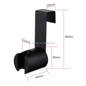 Bathroom Accessory Stainless Steel Handheld Shower Wand <b>Hook</b> Toilet Bracket Bidet Hanger Bidet Sprayer Holder - Product Image 2