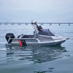 Yate Deportivo de Aluminio Gospel de 4.5m con Cabina y Motor Fuera de Borda de Alta Potencia para Ocio y Entretenimiento - Product Image 1