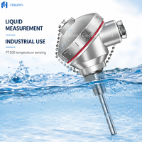 Sonde de température industrielle PT100 WZPK-230, thermomètre à résistance en platine fileté, sonde en acier inoxydable, OEM/ODM, IP67, haute performance