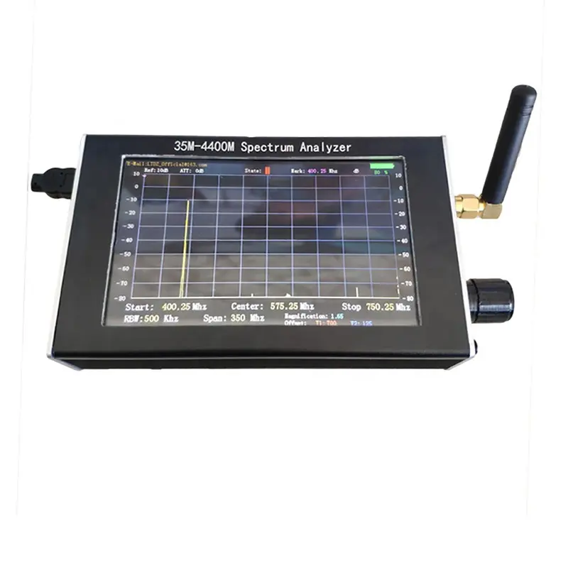 10DB LTDZ 35M-4400M Handheld Einfacher Spektrum analysator Messung Inter phone Signal 4,3-Zoll-LCD-Handspektrumanalysator