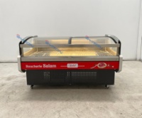 Enfriador de Exhibición de Bajo Consumo con Enfriamiento Estático y Directo, Sin Escarcha, para Carne Fresca, con 2 Puertas