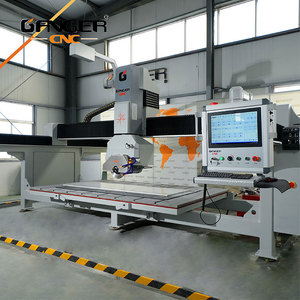 Machine de découpe de pierre à 5 axes pont <span class=keywords><strong>scie</strong></span> Machine de Table de découpe de carreaux Machine de découpe de carreaux de carrelage électrique - Product Image 5